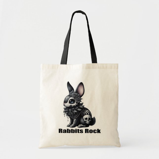 Rabbit Rock Tote Bag (Front)