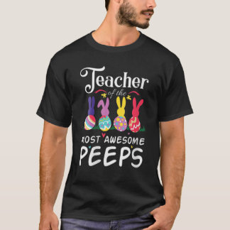 Rabbit S For Women Easter Egg Teacher Of Awesome T-Shirt