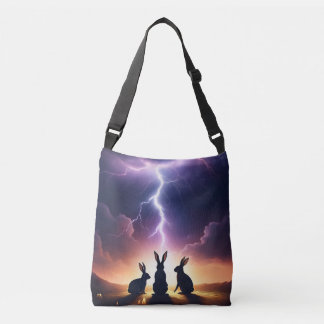 Rabbit Sihouettes  Crossbody Bag