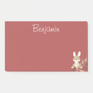Rabbit smiles post-it notes