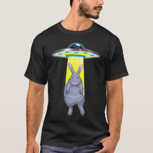Rabbit Spaceship Space T-Shirt