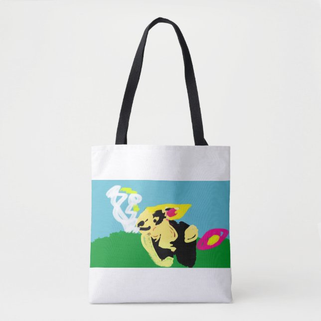 Rabbit spring   tote bag (Front)