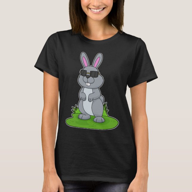 Rabbit Sunglasses T-Shirt (Front)