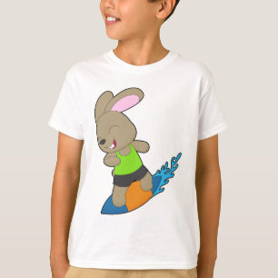 Rabbit Surfer Surfboard Water sports T-Shirt