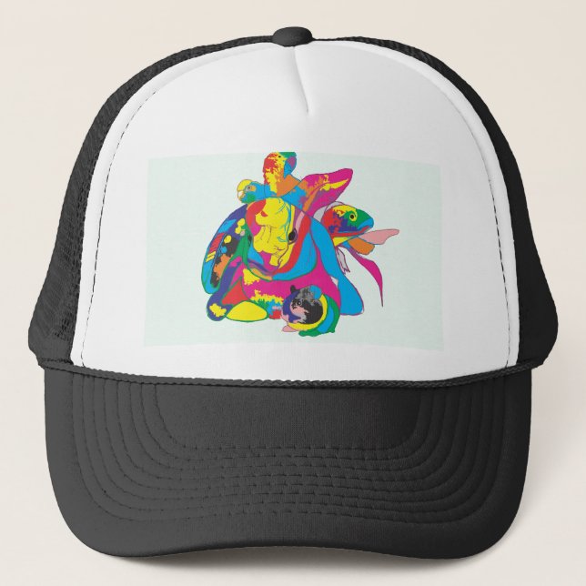 rabbit trucker hat (Front)