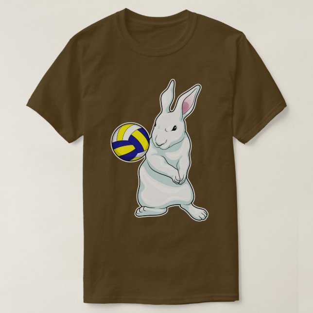 Rabbit Volleyball T-Shirt (Design Front)