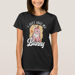 Rabbit Whisperer Wildlife Animal I Just Love My Bu T-Shirt
