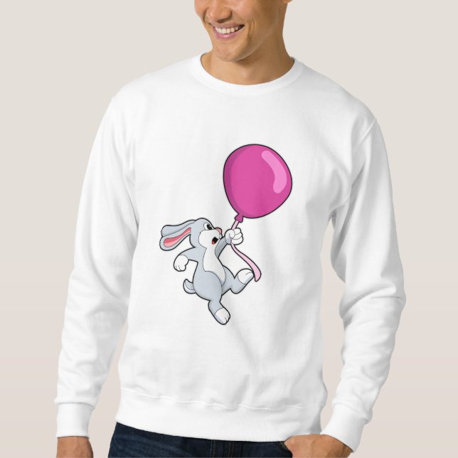 Rabbit with Balloon Sweatshirt (Front)