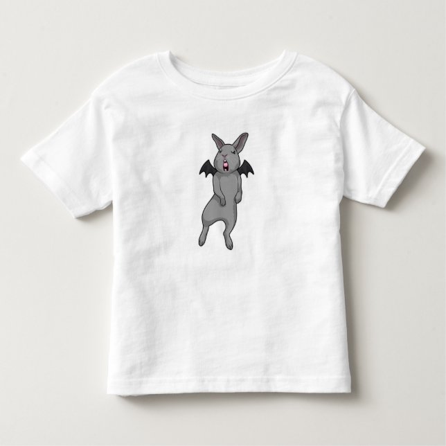 Rabbit with Bat wing Toddler T-Shirt (Front)