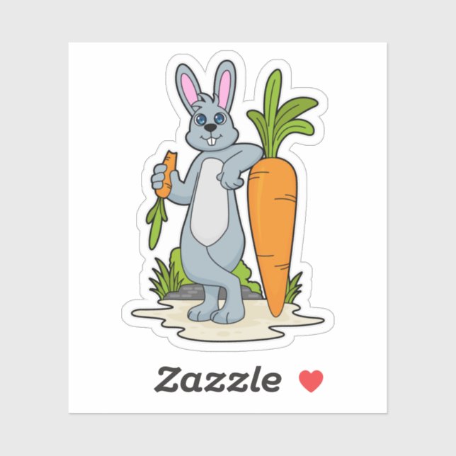 Rabbit with Carrot (Sheet)