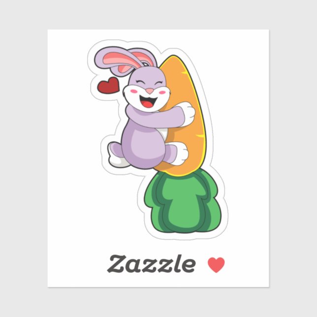 Rabbit with Carrot (Sheet)