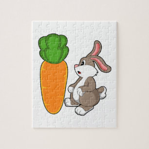 Rabbit with Carrot (2).PNG Jigsaw Puzzle