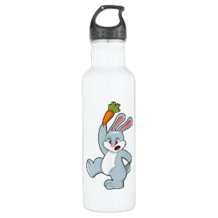 Rabbit with Carrot 710 Ml Water Bottle