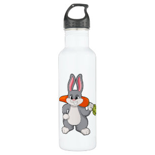 Rabbit with Carrot 710 Ml Water Bottle