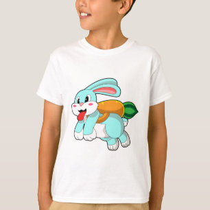 Rabbit with Carrot as Rocket T-Shirt