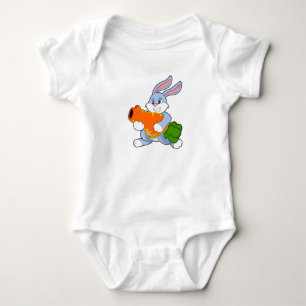 Rabbit with Carrot Baby Bodysuit