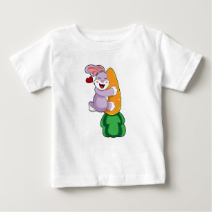 Rabbit with Carrot Baby T-Shirt