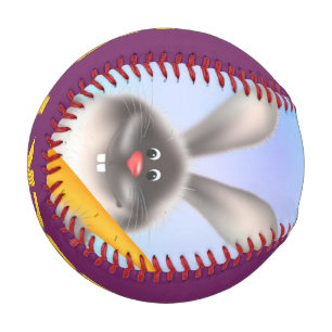 Rabbit with Carrot Baseball