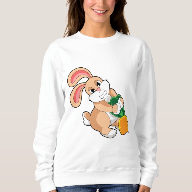 Rabbit with Carrot Sweatshirt (Front)