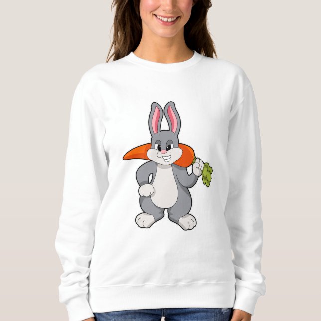 Rabbit with Carrot Sweatshirt (Front)