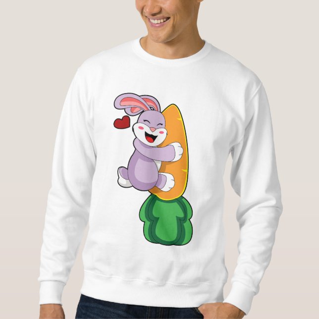 Rabbit with Carrot Sweatshirt (Front)
