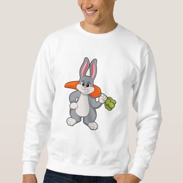 Rabbit with Carrot Sweatshirt (Front)