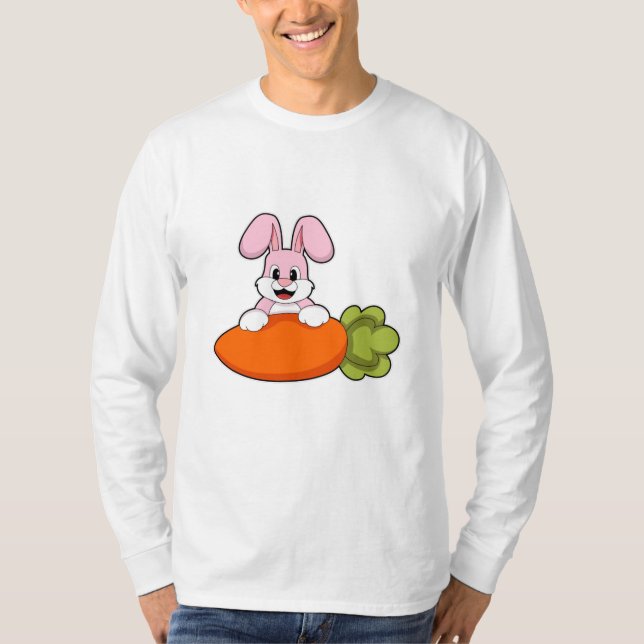 Rabbit with Carrot T-Shirt (Front)