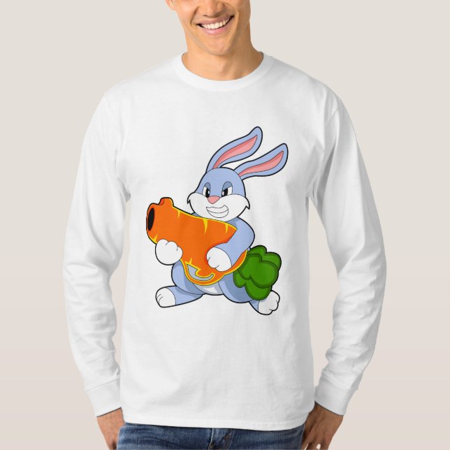 Rabbit with Carrot T-Shirt (Front)