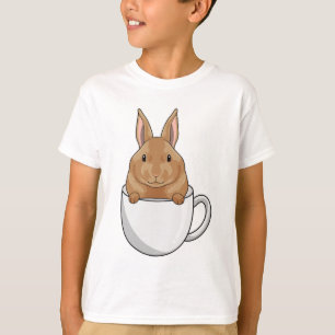 Rabbit with Cup of Coffee T-Shirt