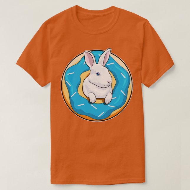 Rabbit with Doughnut T-Shirt (Design Front)