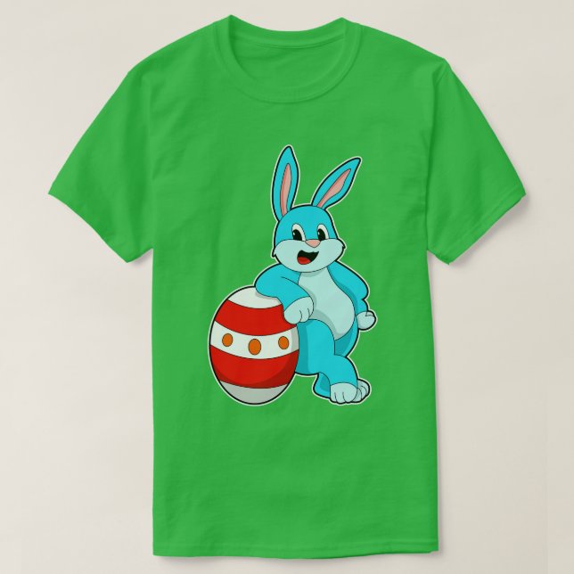 Rabbit with Easter egg T-Shirt (Design Front)
