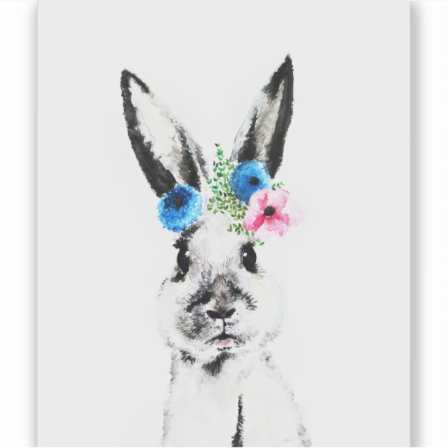 Rabbit with Flowers (Front)