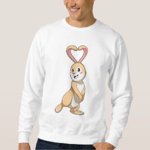 Rabbit with Heart Sweatshirt