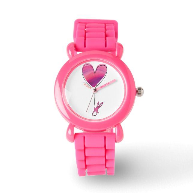 Rabbit with heart watch (Front)