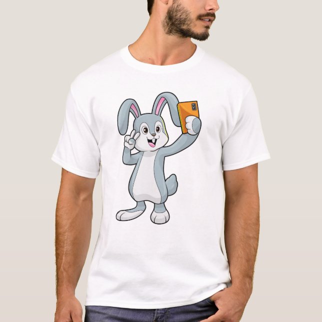 Rabbit with Mobile T-Shirt (Front)