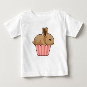 Rabbit with Muffin Baby T-Shirt