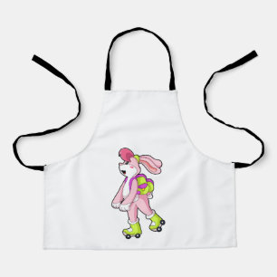 Rabbit with Roller skates Apron