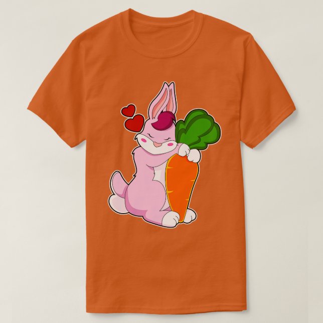 Rabbit with rot Heart 2 T-Shirt (Design Front)