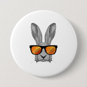 Rabbit with Sunglasses 7.5 Cm Round Badge