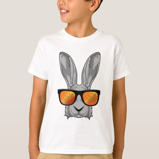 Rabbit with Sunglasses T-Shirt (Front)