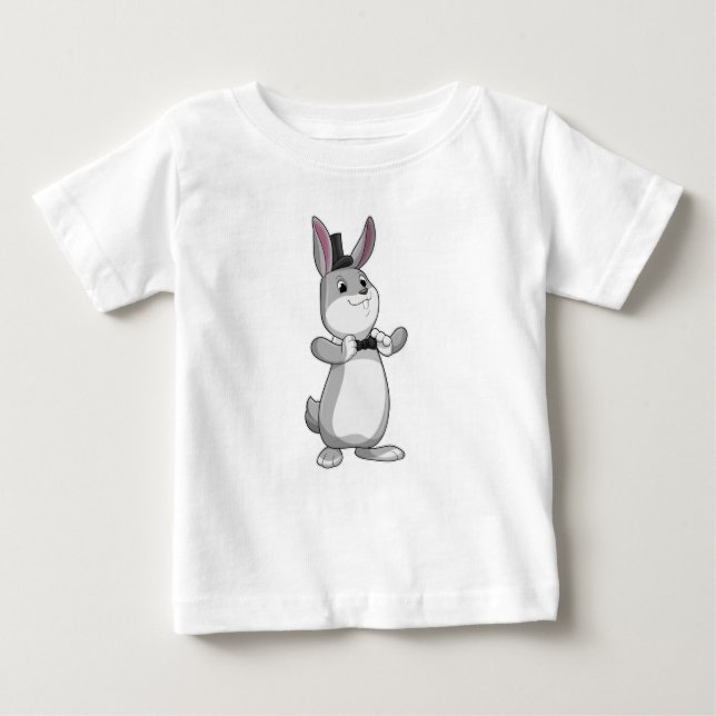 Rabbit with Top hat & Bow tie (Front)