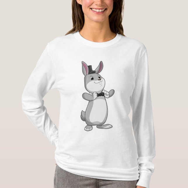 Rabbit with Top hat & Bow tie (Front)
