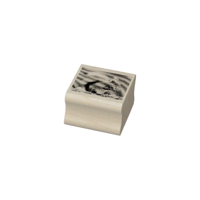 Rabbit wood stamp  (Stamp)