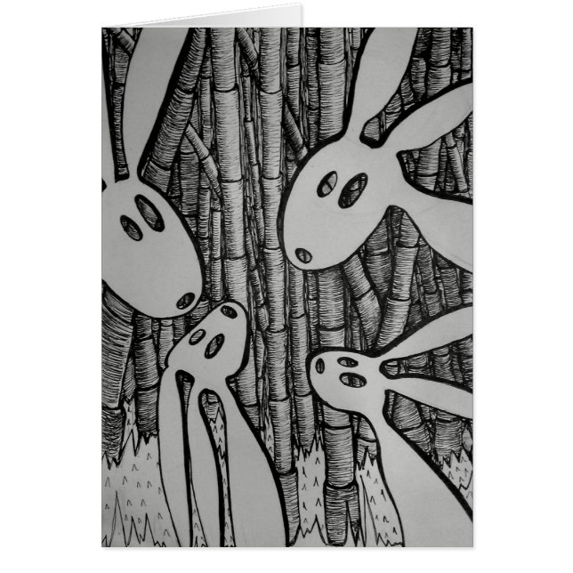 RABBITS AND BAMBOO (Front)