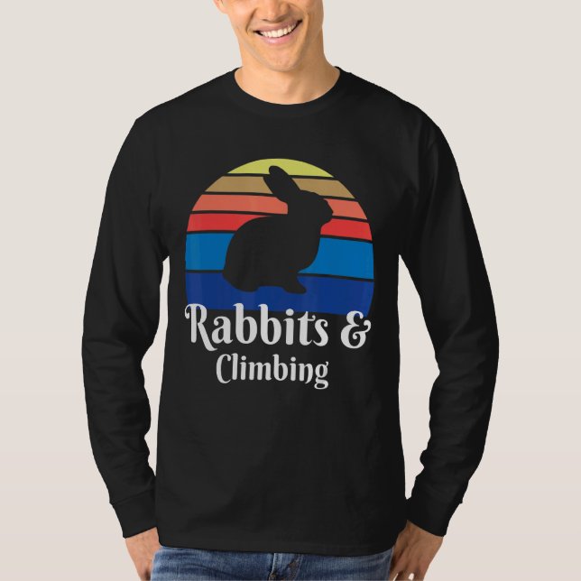 Rabbits And Climbing Climber T-Shirt (Front)