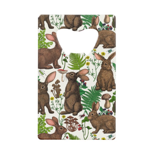 Rabbits and woodland flora 4 (Front)