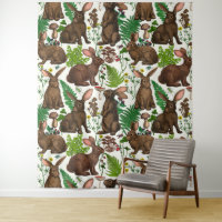 Rabbits and woodland flora 4