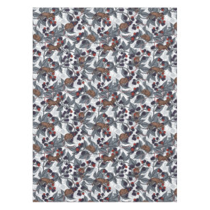 Rabbits and woodland flora Tablecloth