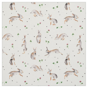 Rabbits & Clover   Holiday Easter   Fabric