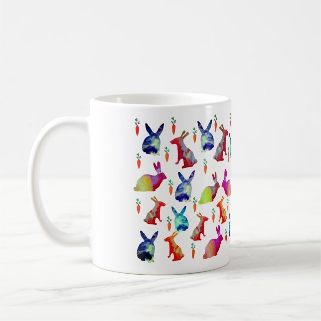 Rabbits Heaven, Easter Coffee Mug (Left)